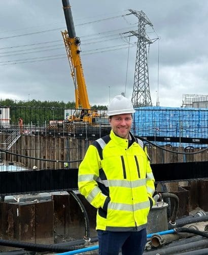 Projectcoördinator Marco bouwt via STAR aan een hoogspanningsstation in Oostzaan